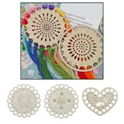 Wooden Embroidery Floss Organizer Yarn Holder Storage Stitch Holder Craft Sewing Thread B